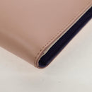 Salvatore Ferragamo Vala Long Wallet Leather Pink Silver Auth am9912V-17