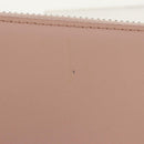 Salvatore Ferragamo Vala Long Wallet Leather Pink Silver Auth am9912V-3