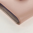 Salvatore Ferragamo Vala Long Wallet Leather Pink Silver Auth am9912V-14