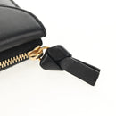 Chloe Long Wallet Leather Black Gold Auth am9913V-17