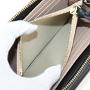 Chloe Long Wallet Leather Black Gold Auth am9913V-22