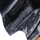 Salvatore Ferragamo Gancini Hand Bag Leather 2way Black Silver Auth am9914-19