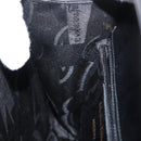 Salvatore Ferragamo Gancini Hand Bag Leather 2way Black Silver Auth am9914-21