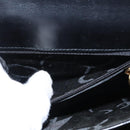 Salvatore Ferragamo Gancini Hand Bag Leather 2way Black Silver Auth am9914-24