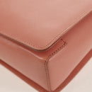 Salvatore Ferragamo Vala Hand Bag Leather 2way Pink Gold Auth am9917V-19