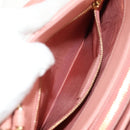 Salvatore Ferragamo Vala Hand Bag Leather 2way Pink Gold Auth am9917V-27