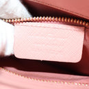 Salvatore Ferragamo Vala Hand Bag Leather 2way Pink Gold Auth am9917V-11