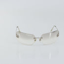 CHANEL Sunglasses metal Silver CC Auth am9919-13