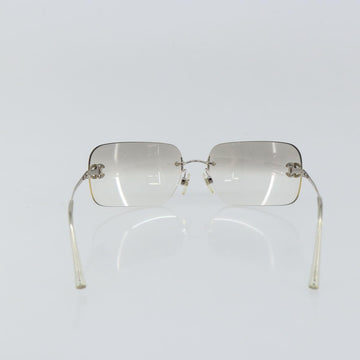 CHANEL Sunglasses metal Silver CC Auth am9919 - 0