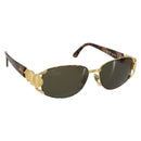 FENDI Sunglasses metal Gold Tone Auth am9921-1