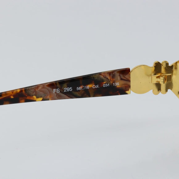 FENDI Sunglasses metal Gold Tone Auth am9921