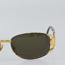 FENDI Sunglasses metal Gold Tone Auth am9921-7