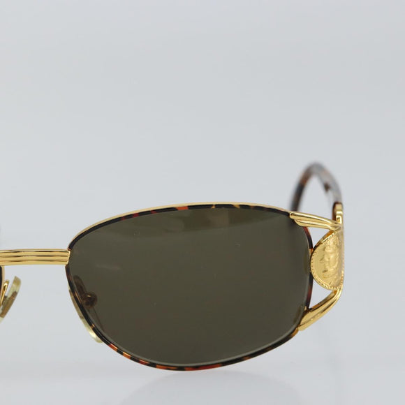 FENDI Sunglasses metal Gold Tone Auth am9921