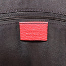 GUCCI Interlocking Tote Bag Leather Red Gold 353581 Auth am9922V-19