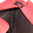 GUCCI Interlocking Tote Bag Leather Red Gold 353581 Auth am9922V-20