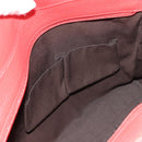 GUCCI Interlocking Tote Bag Leather Red Gold 353581 Auth am9922V-22