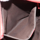 GUCCI Interlocking Tote Bag Leather Red Gold 353581 Auth am9922V-24