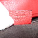 GUCCI Interlocking Tote Bag Leather Red Gold 353581 Auth am9922V-11
