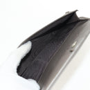 Salvatore Ferragamo Gancini Long Wallet Leather Silver Auth am9924V-11