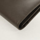 Salvatore Ferragamo Gancini Long Wallet Leather Silver Auth am9924V-14