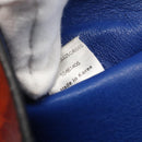 MCM Clutch Bag PVC Leather Brown Silver Auth am9925-19