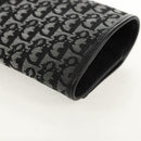Christian Dior Trotter Canvas Jewelry Case Black Silver Auth am9927V-11