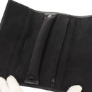 Christian Dior Trotter Canvas Jewelry Case Black Silver Auth am9927V-16