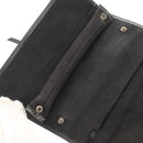 Christian Dior Trotter Canvas Jewelry Case Black Silver Auth am9927V-20