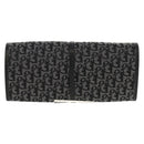 Christian Dior Trotter Canvas Jewelry Case Black Silver Auth am9927V-3