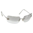 CHANEL Sunglasses metal Silver CC Auth am9928V-1