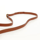 Chloe Marcie Small Saddle Bag Leather Brown Gold 01-13-62-65 Auth am9934M-11