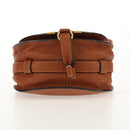 Chloe Marcie Small Saddle Bag Leather Brown Gold 01-13-62-65 Auth am9934M-12