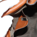 Chloe Marcie Small Saddle Bag Leather Brown Gold 01-13-62-65 Auth am9934M-25