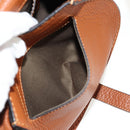 Chloe Marcie Small Saddle Bag Leather Brown Gold 01-13-62-65 Auth am9934M-26