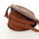 Chloe Marcie Small Saddle Bag Leather Brown Gold 01-13-62-65 Auth am9934M-5