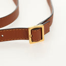 Chloe Marcie Small Saddle Bag Leather Brown Gold 01-13-62-65 Auth am9934M-9