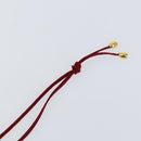 Baccarat Heart Necklace Glass Red Auth am9936-11