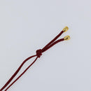 Baccarat Heart Necklace Glass Red Auth am9936-6