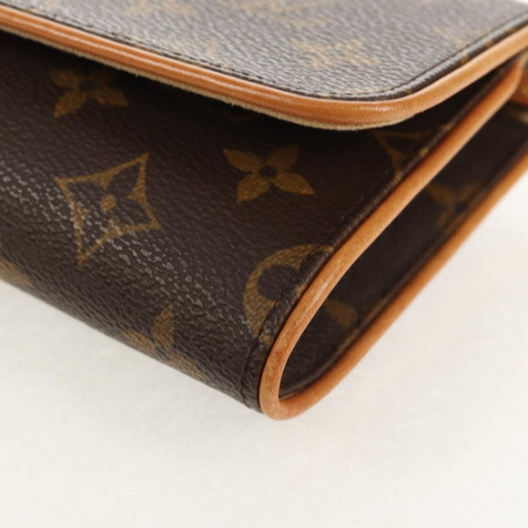 LOUIS VUITTON Monogram Pochette Twin GM Shoulder Bag M51852 LV Auth am9937V