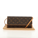 LOUIS VUITTON Monogram Pochette Twin GM Shoulder Bag M51852 LV Auth am9937V-12
