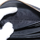 Salvatore Ferragamo Gancini Long Wallet Leather Black Gold Auth am9941-15