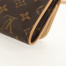 LOUIS VUITTON Monogram Pochette Twin GM Shoulder Bag M51852 LV Auth am9943V-18