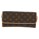 LOUIS VUITTON Monogram Pochette Twin GM Shoulder Bag M51852 LV Auth am9943V-13