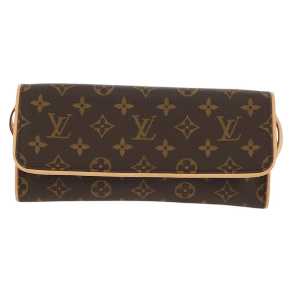 LOUIS VUITTON Monogram Pochette Twin GM Shoulder Bag M51852 LV Auth am9943V