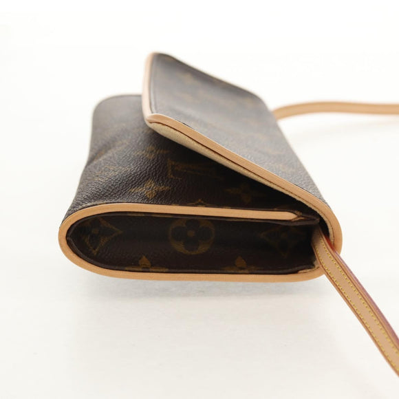 LOUIS VUITTON Monogram Pochette Twin GM Shoulder Bag M51852 LV Auth am9943V