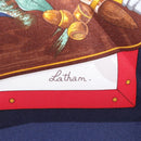 HERMES Carre 90 Scarf ""Memoire d'Hermes"" Silk Navy Auth am9945-11