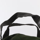 PRADA Backpack Nylon Khaki Silver Auth am9947-16