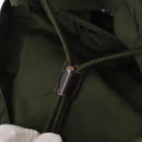 PRADA Backpack Nylon Khaki Silver Auth am9947-10