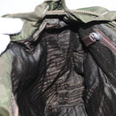 PRADA Backpack Nylon Khaki Silver Auth am9947-26