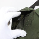 PRADA Backpack Nylon Khaki Silver Auth am9947-29